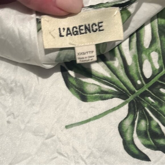 L’agence silk palm tree summer tank top xxs -xs - Picture 2 of 3